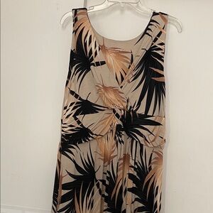 Soft Surroundings Black and Tan Maxi Dress